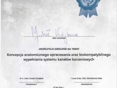 <span>Michał Wójtowicz</span><br/>lekarz stomatolog Stomatolog Tatra-Med Zakopane