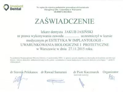 <span>Jakub Jasiński</span><br/>chirurg stomatolog Stomatolog Tatra-Med Zakopane