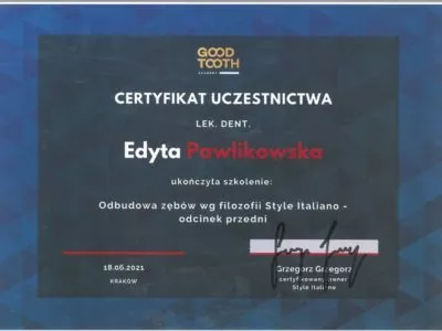 <span>Edyta Pawlikowska</span><br/>lekarz stomatolog Stomatolog Tatra-Med Zakopane