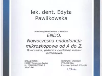 <span>Edyta Pawlikowska-Jędrys</span><br/>lekarz stomatolog Stomatolog Tatra-Med Zakopane